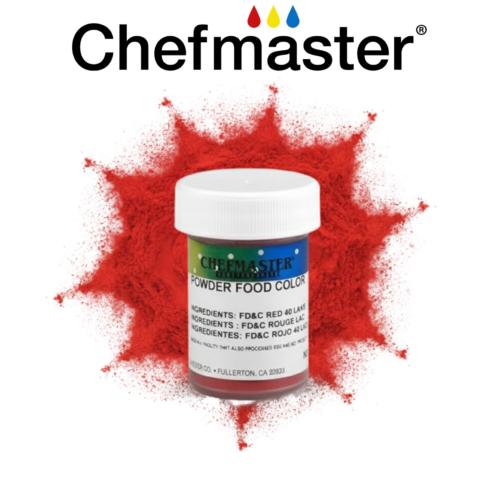 RED COLORANTE EN POLVO PARA CHOCOLATE RED 3GR CHEFMASTER