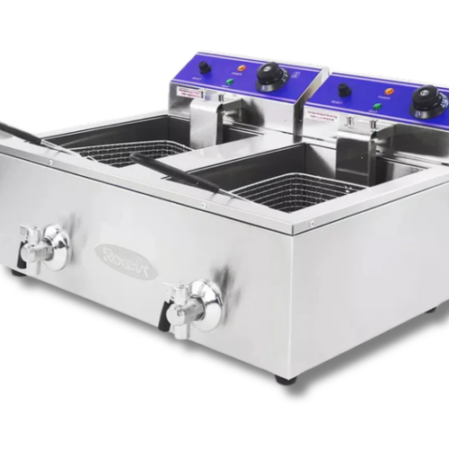 FREIDORA ELECTRICA DOBLE 110V/1700W 6+6LT