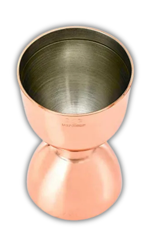 JIGGER CAMPANA 30/60ML COBRE