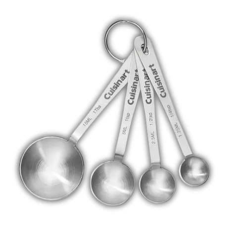 SET CUCHARAS MEDIDORAS DE ACERO CUISINART