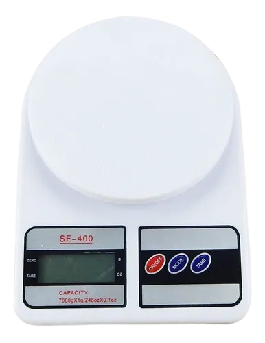 BALANZA DIGITAL 7KG/1GR BLANCA