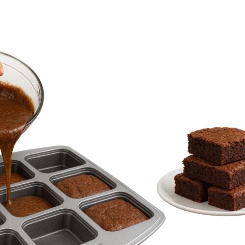 MOLDE PARA BROWNIES 9 CAVIDADES 6.5X2.7CM PRESS